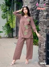 Maanya Vol 1 By Mystic 9 Silk With Embroidery Work Co Ord Set